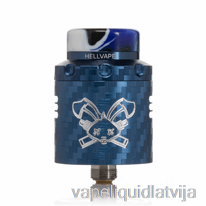 Hellvape Dead Rabbit V3 24mm Rda Zils Oglekļa šķiedras Vape šķidrums